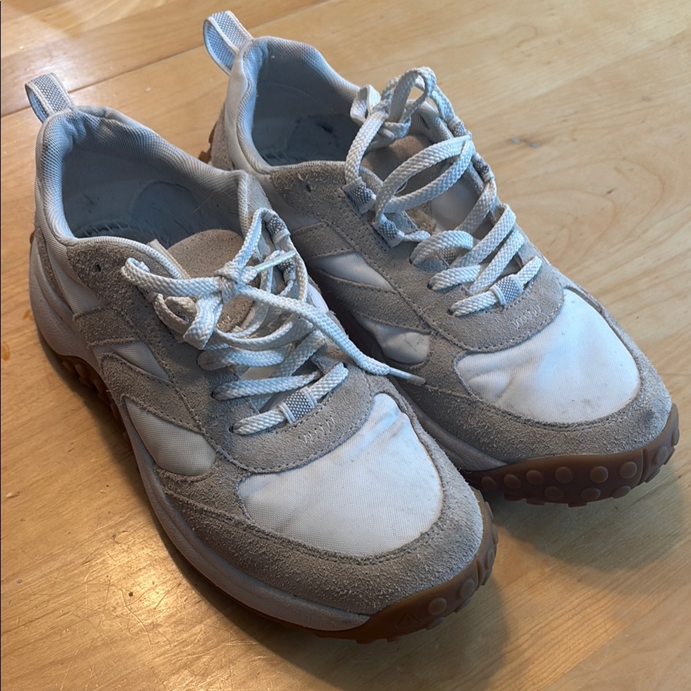 Keen White and Gray Athletic Shoes